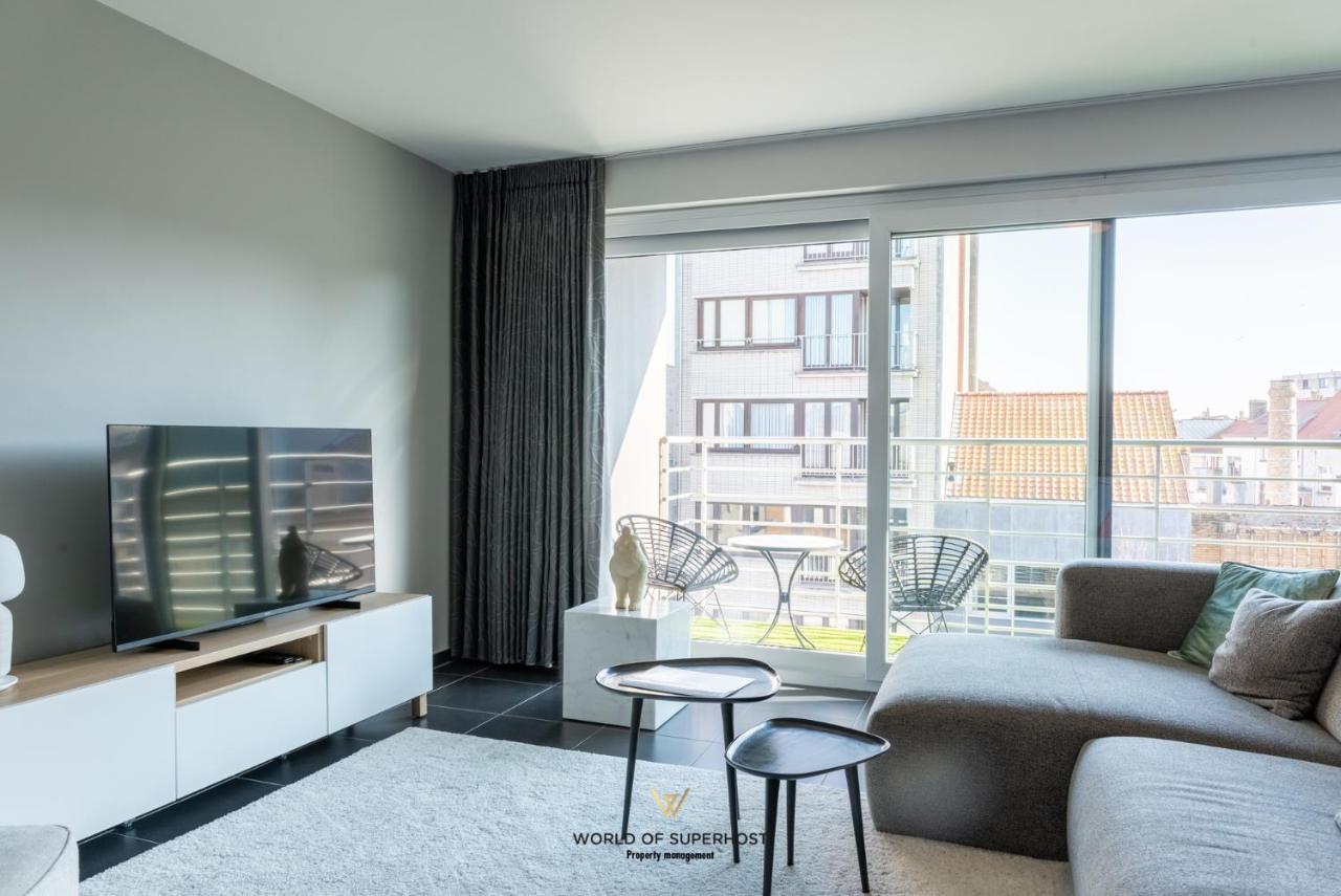 New Modern Apartment Near The Sea And City Centre Ostenda Esterno foto